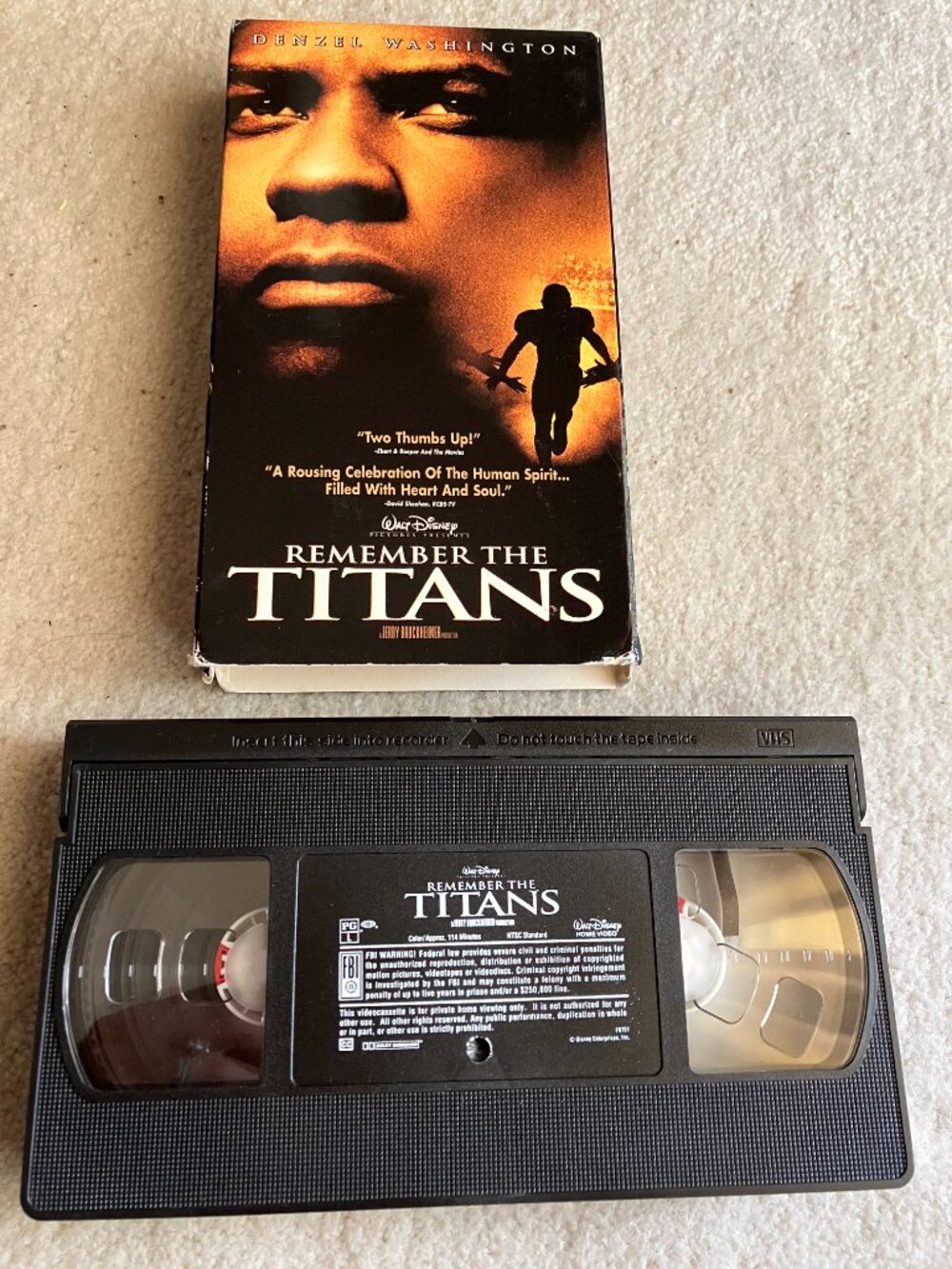 10/$20: Remember the Titans VHS